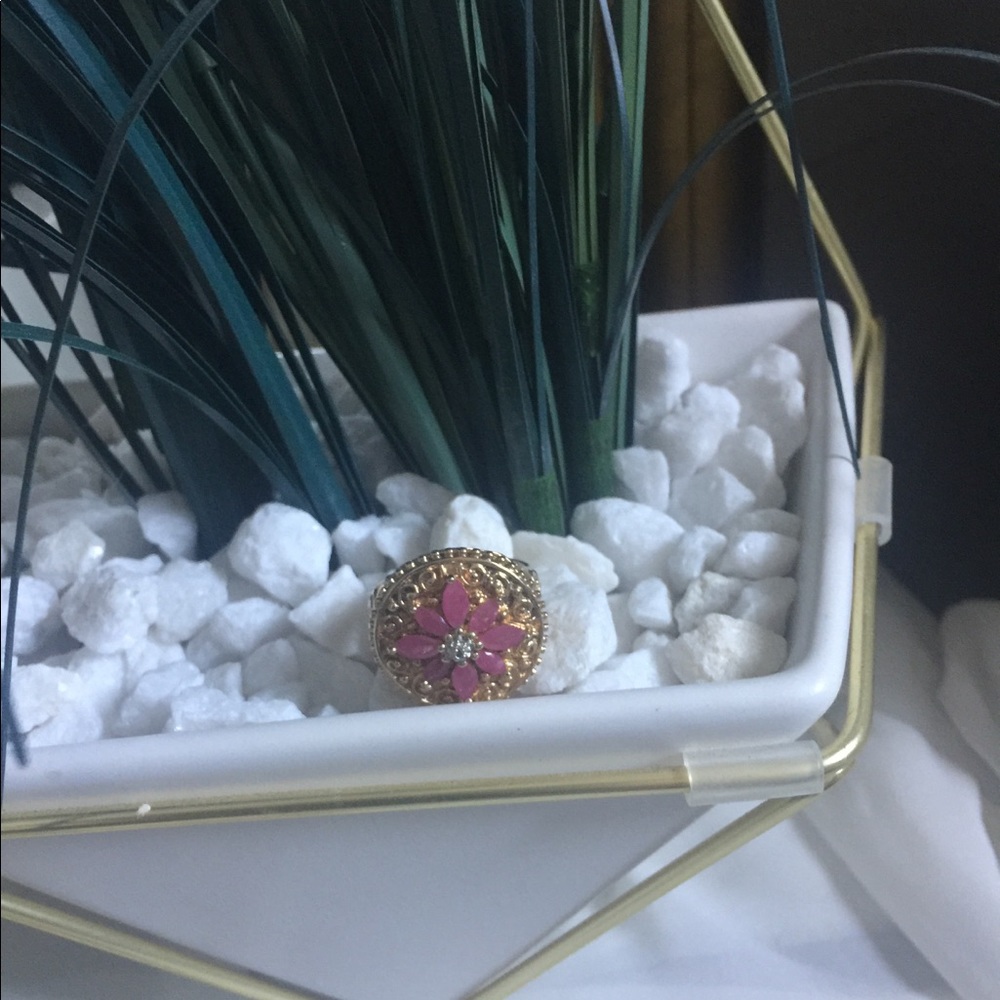 14k Over Silver Ruby Ring - image 3